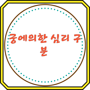 궁에의한 심리 구분